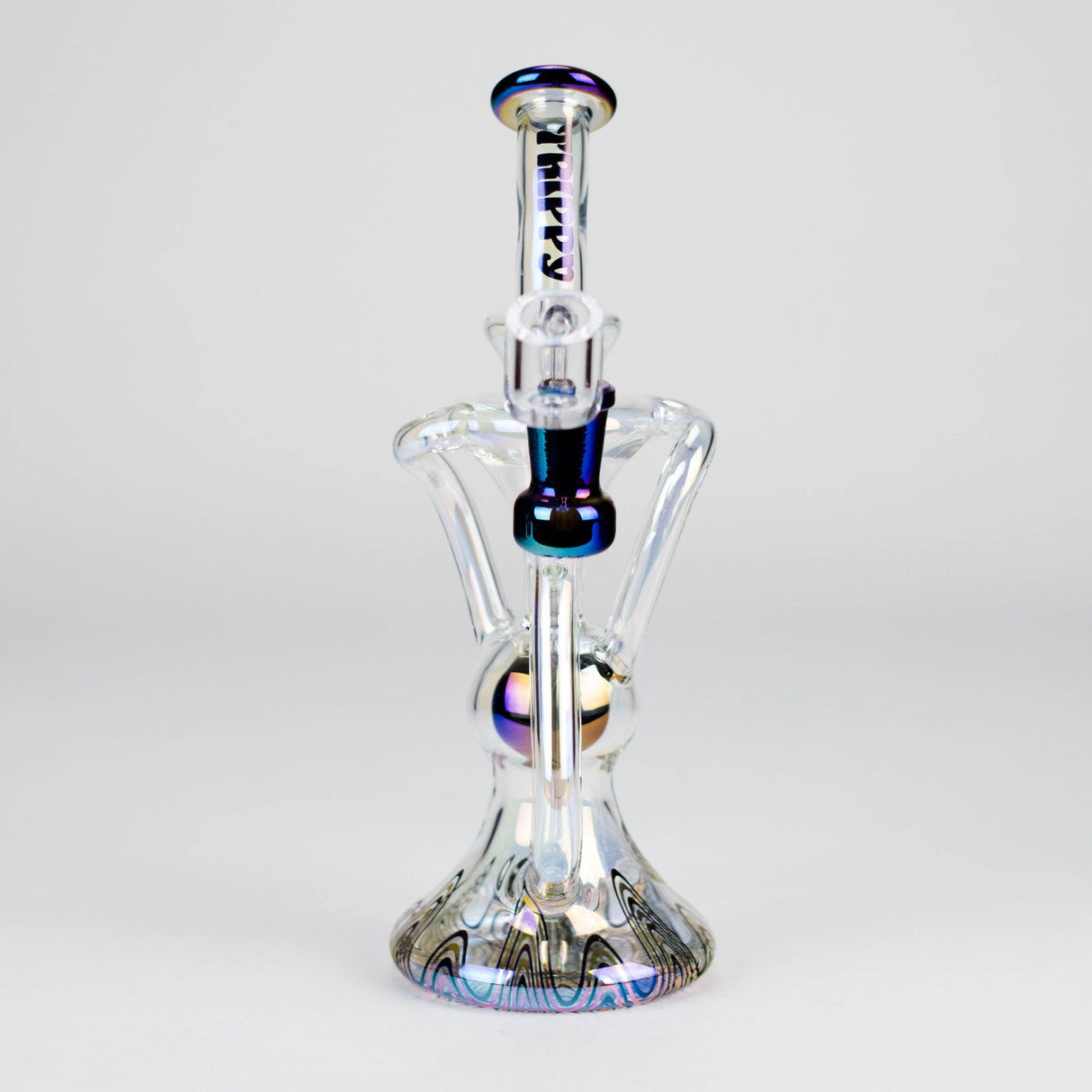 Trippy Glass Colour-Shift Recycler Dab Rig