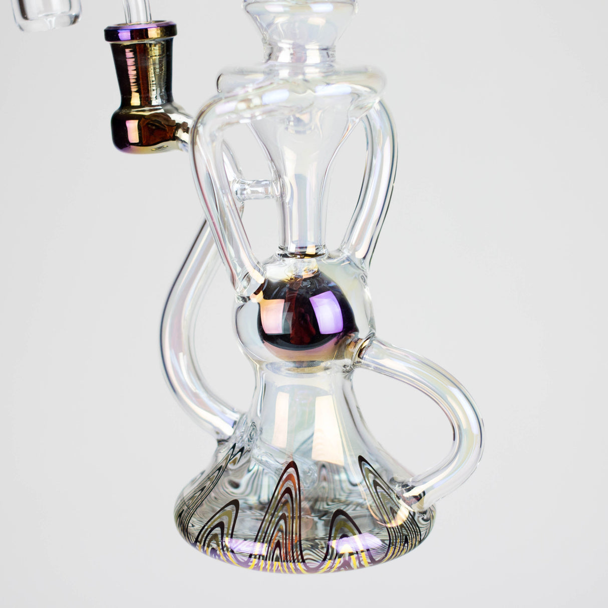Trippy Glass Colour-Shift Recycler Dab Rig
