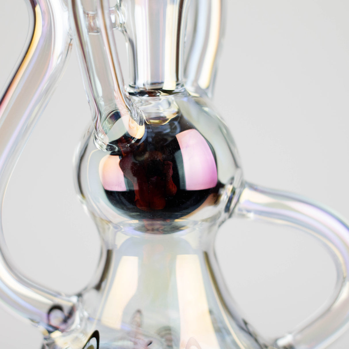 Trippy Glass Colour-Shift Recycler Dab Rig