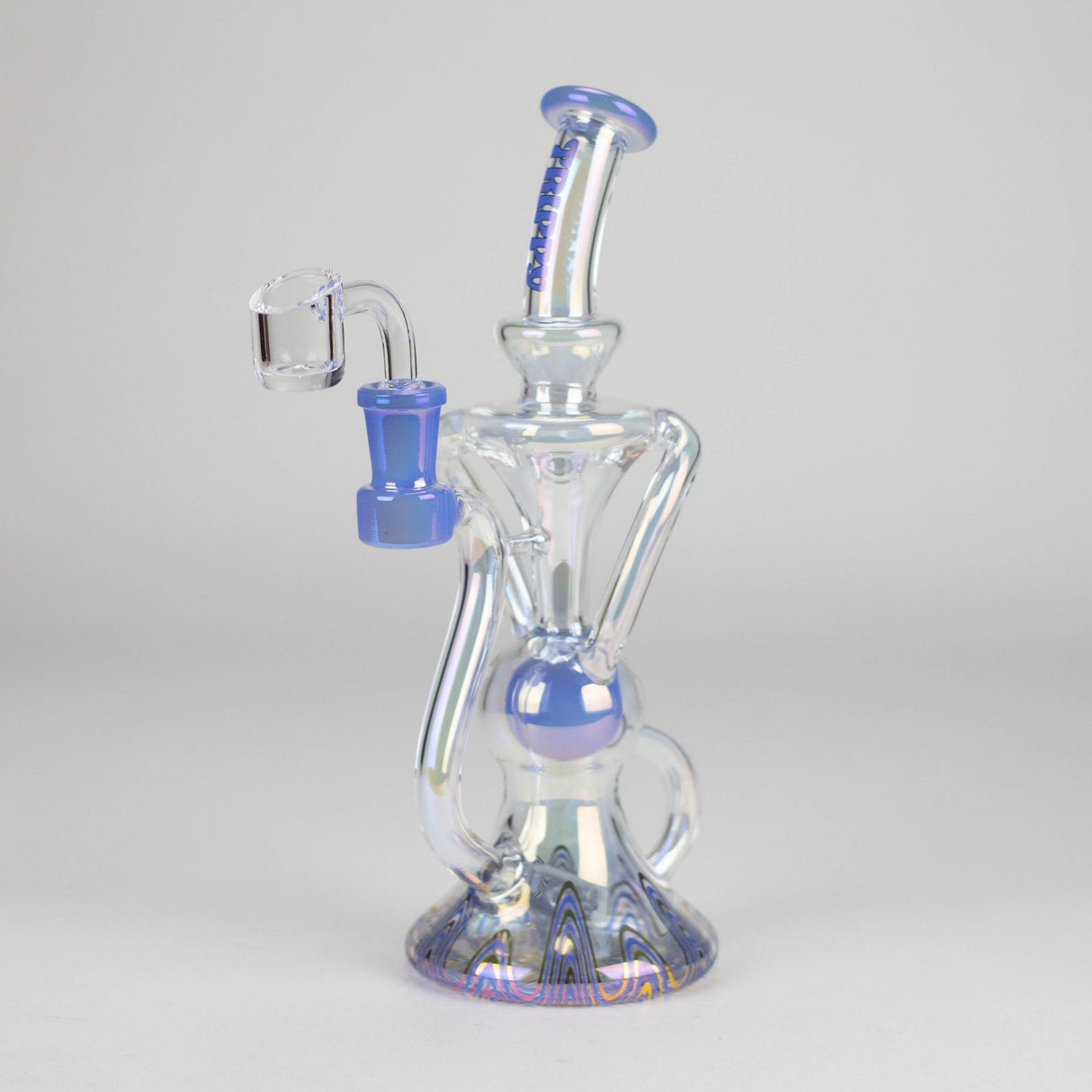 Trippy Glass Colour-Shift Recycler Dab Rig