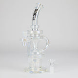 Small Biz Distributors Glass Bong Medusa | 12" Recycler-Style 1 Medusa | 12" Recycler-Style 1
