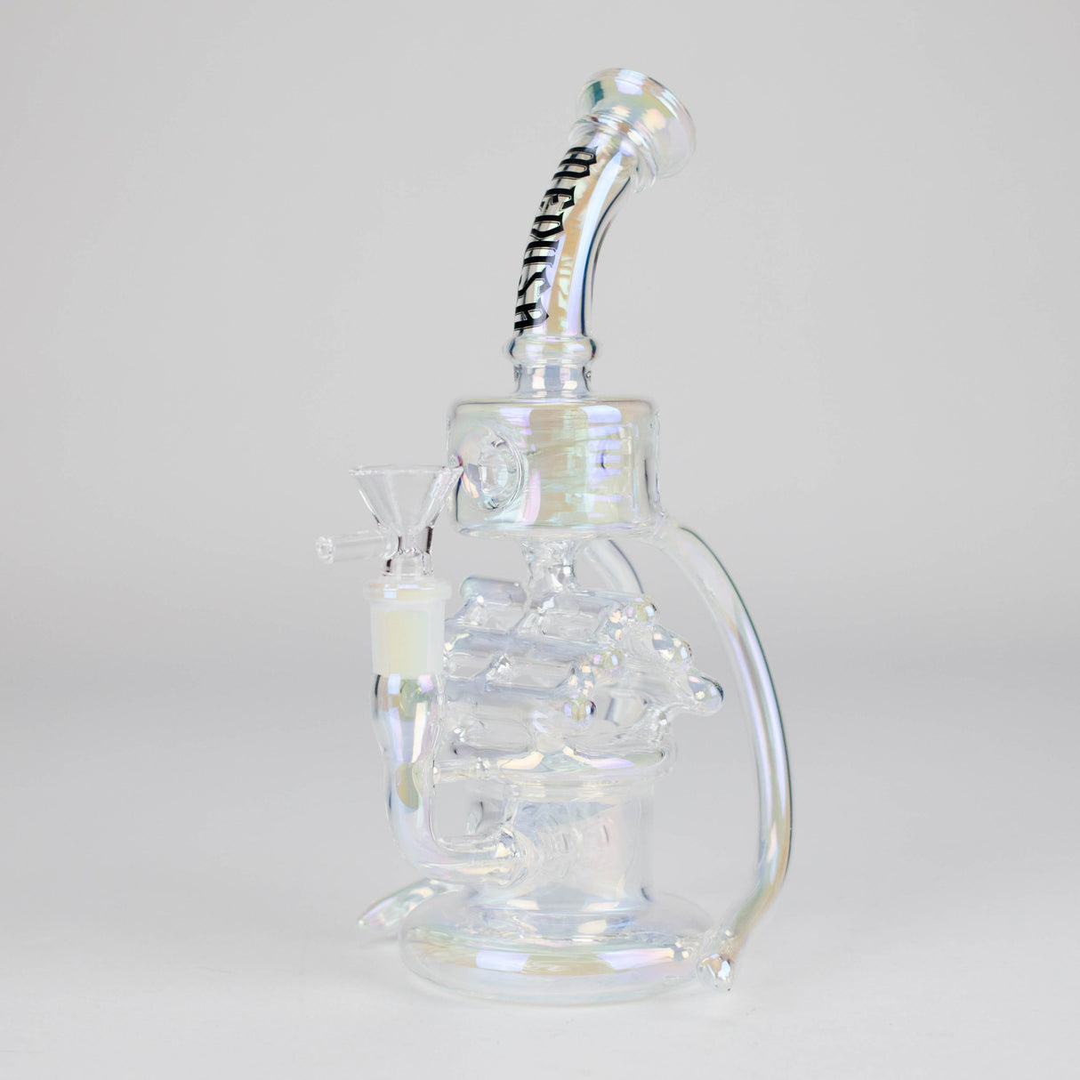 Small Biz Distributors Glass Bong Medusa | 12" Recycler - Style 2 Medusa | 12" Recycler - Style 2