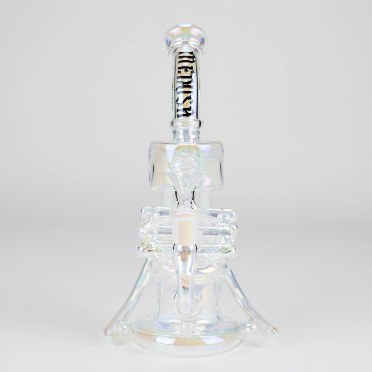 Small Biz Distributors Glass Bong Medusa | 12" Recycler - Style 2 Medusa | 12" Recycler - Style 2