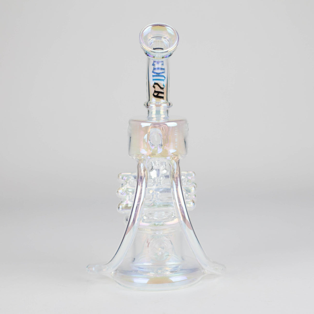 Small Biz Distributors Glass Bong Medusa | 12" Recycler - Style 2 Medusa | 12" Recycler - Style 2