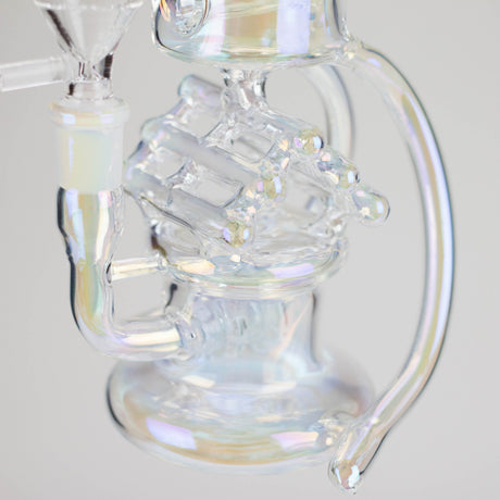 Small Biz Distributors Glass Bong Medusa | 12" Recycler - Style 2 Medusa | 12" Recycler - Style 2