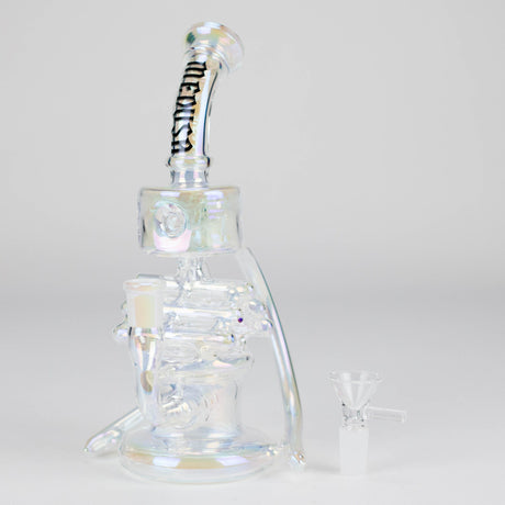 Small Biz Distributors Glass Bong Medusa | 12" Recycler - Style 2 Medusa | 12" Recycler - Style 2