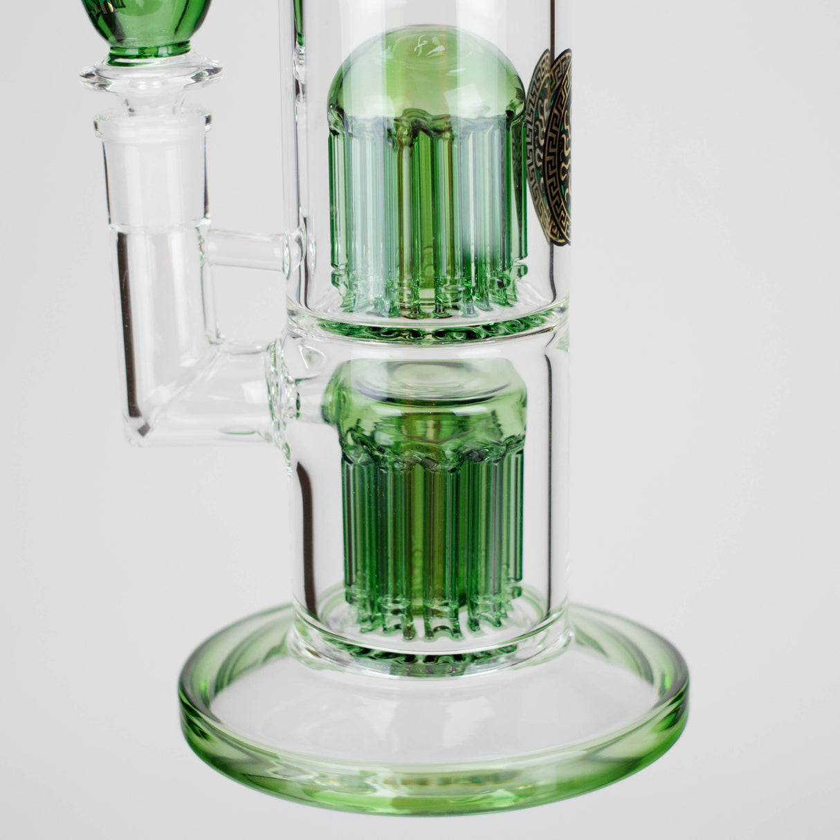 Small Biz Distributors Glass Bong Medusa | Double Tree Arm Perc Base for Stack-A-Bong Medusa | Double Tree Arm Perc Base for Stack-A-Bong