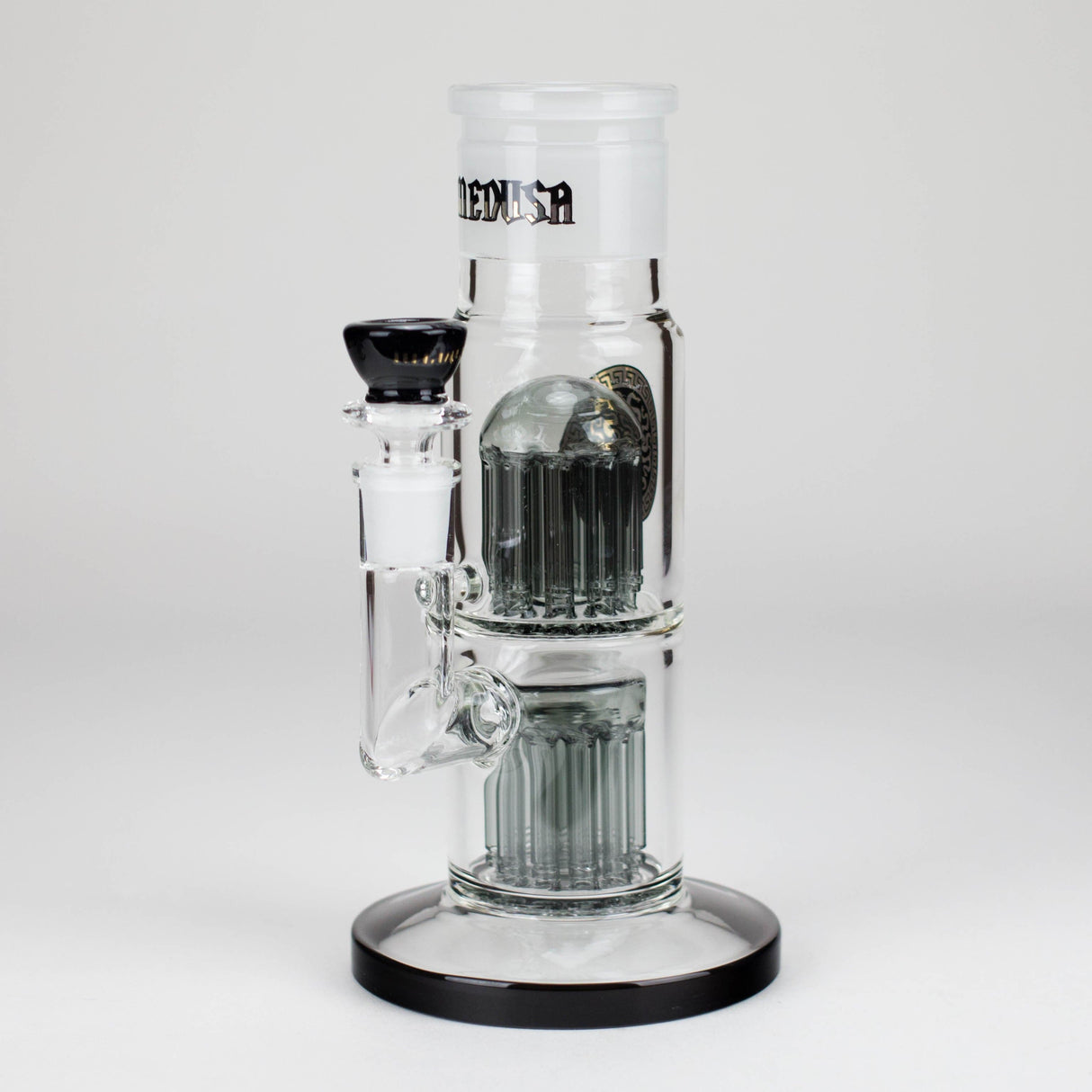 Small Biz Distributors Glass Bong Medusa | Double Tree Arm Perc Base for Stack-A-Bong Medusa | Double Tree Arm Perc Base for Stack-A-Bong