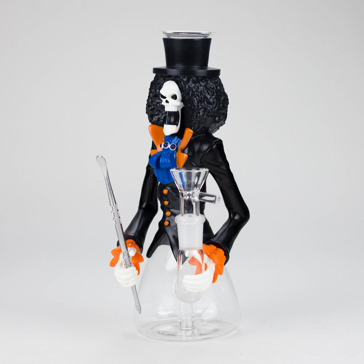 8.5" Skeleton Vinyl Water Pipe with Dabber
