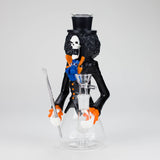 8.5" Skeleton Vinyl Water Pipe with Dabber