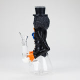 8.5" Skeleton Vinyl Water Pipe with Dabber