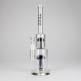 Maq Distributors Glass Bong Tree Glass | 15" Double Tree Cake Bong Tree Glass | 15" Double Tree Cake Bong