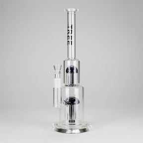 Maq Distributors Glass Bong Tree Glass | 15" Double Tree Cake Bong Tree Glass | 15" Double Tree Cake Bong
