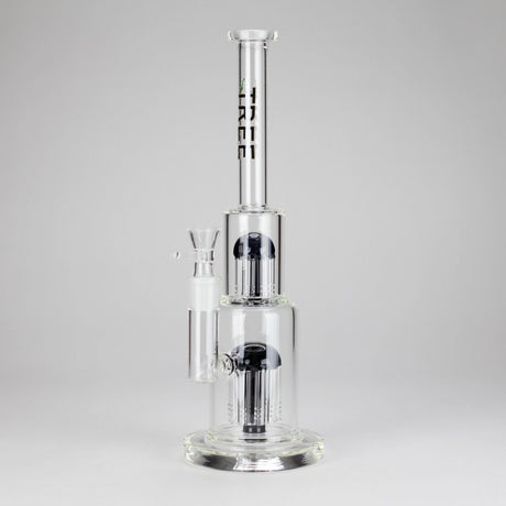 Maq Distributors Glass Bong Tree Glass | 15" Double Tree Cake Bong Tree Glass | 15" Double Tree Cake Bong
