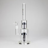 Maq Distributors Glass Bong Tree Glass | 15" Double Tree Cake Bong Tree Glass | 15" Double Tree Cake Bong