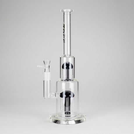 Maq Distributors Glass Bong Tree Glass | 15" Double Tree Cake Bong Tree Glass | 15" Double Tree Cake Bong