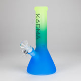 Karma | 9" Beaker 3 Toned Frosted Glass Bong