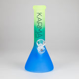 Karma | 9" Beaker 3 Toned Frosted Glass Bong