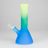 Karma | 9" Beaker 3 Toned Frosted Glass Bong