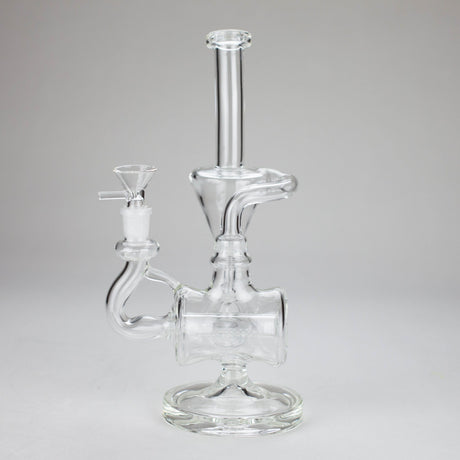 Canadian Distributor Glass Bong 11" Clear Recycler Glass Bong with Inline Diffuser 11" Clear Recycler Glass Bong - Inline Diffuser | Canada