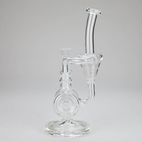 Canadian Distributor Glass Bong 11" Clear Recycler Glass Bong with Inline Diffuser 11" Clear Recycler Glass Bong - Inline Diffuser | Canada