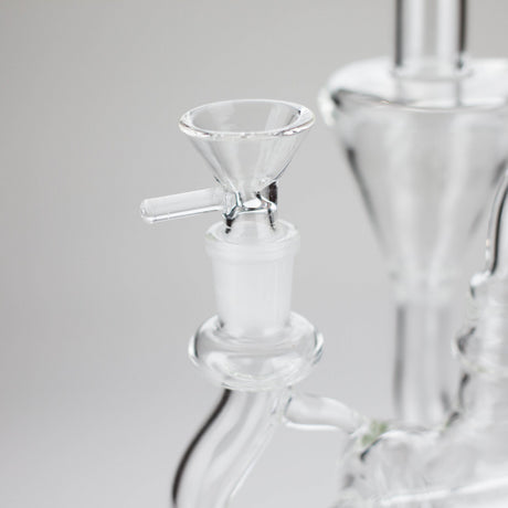 Canadian Distributor Glass Bong 11" Clear Recycler Glass Bong with Inline Diffuser 11" Clear Recycler Glass Bong - Inline Diffuser | Canada