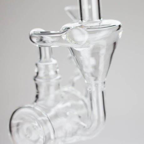 Canadian Distributor Glass Bong 11" Clear Recycler Glass Bong with Inline Diffuser 11" Clear Recycler Glass Bong - Inline Diffuser | Canada