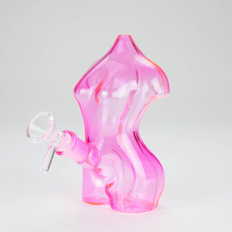 Canadian Distributor Glass Bong 4″ Pink Lady Soft Glass Bong [TX218] 4″ Pink Lady Soft Glass Bong [TX218]