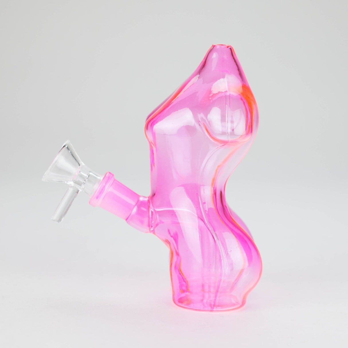 Canadian Distributor Glass Bong 4″ Pink Lady Soft Glass Bong [TX218] 4″ Pink Lady Soft Glass Bong [TX218]