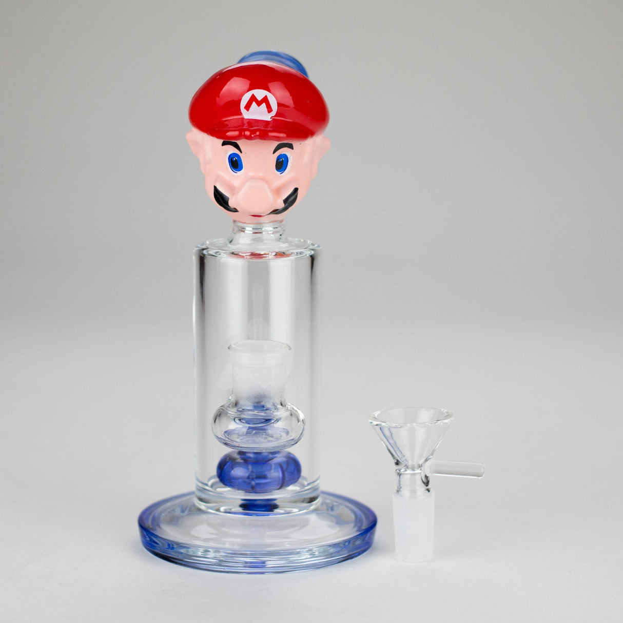 Canadian Distributor Glass Bong 7″ Cartoon Character Glass Bong with water diffuser [C8020] 7″ Cartoon Character Glass Bong with water diffuser [C8020]