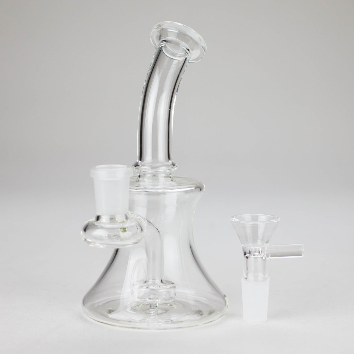 6" Borosilicate Glass Water Bong with 14 mm Joint