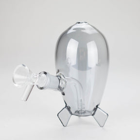 Canadian Distributor Glass Bong 4″ Grey Rocket Glass Bong [XD022] 4″ Grey Rocket Glass Bong [XD022]
