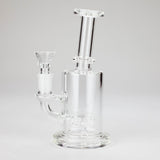 7" Clear Glass Bong with Built-In Diffuser