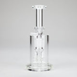 7" Clear Glass Bong with Built-In Diffuser