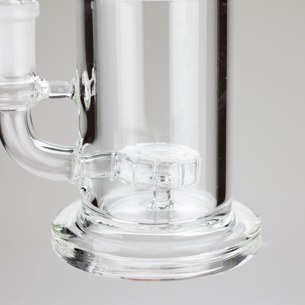 7" Clear Glass Bong with Built-In Diffuser