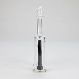 6" Clyde Dual Chamber Glass Bubbler