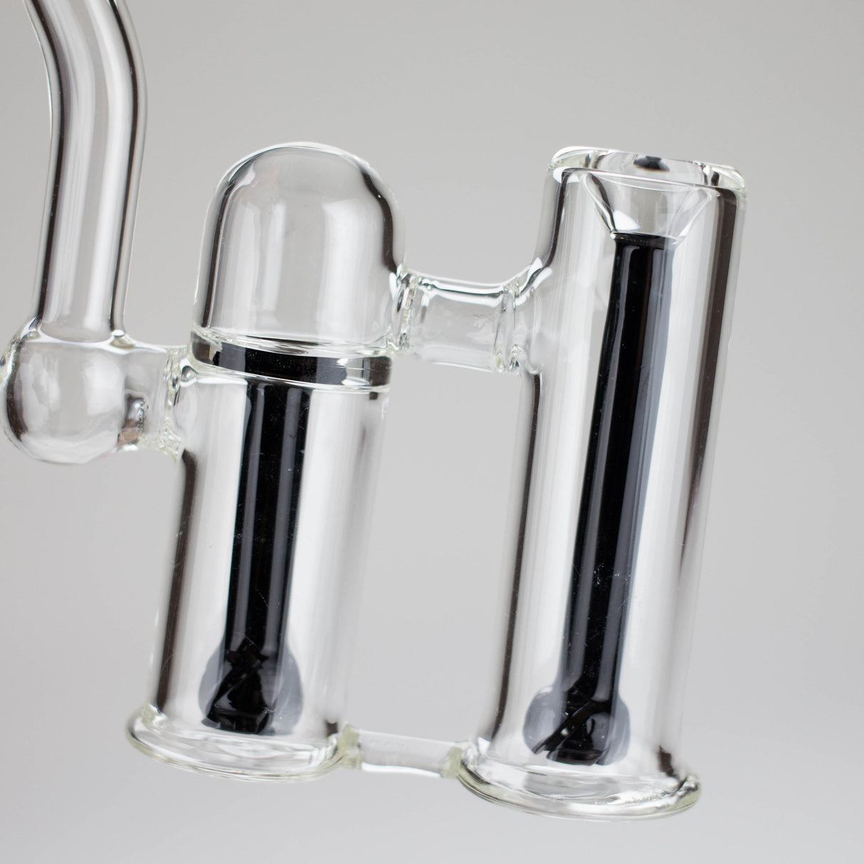 6" Clyde Dual Chamber Glass Bubbler