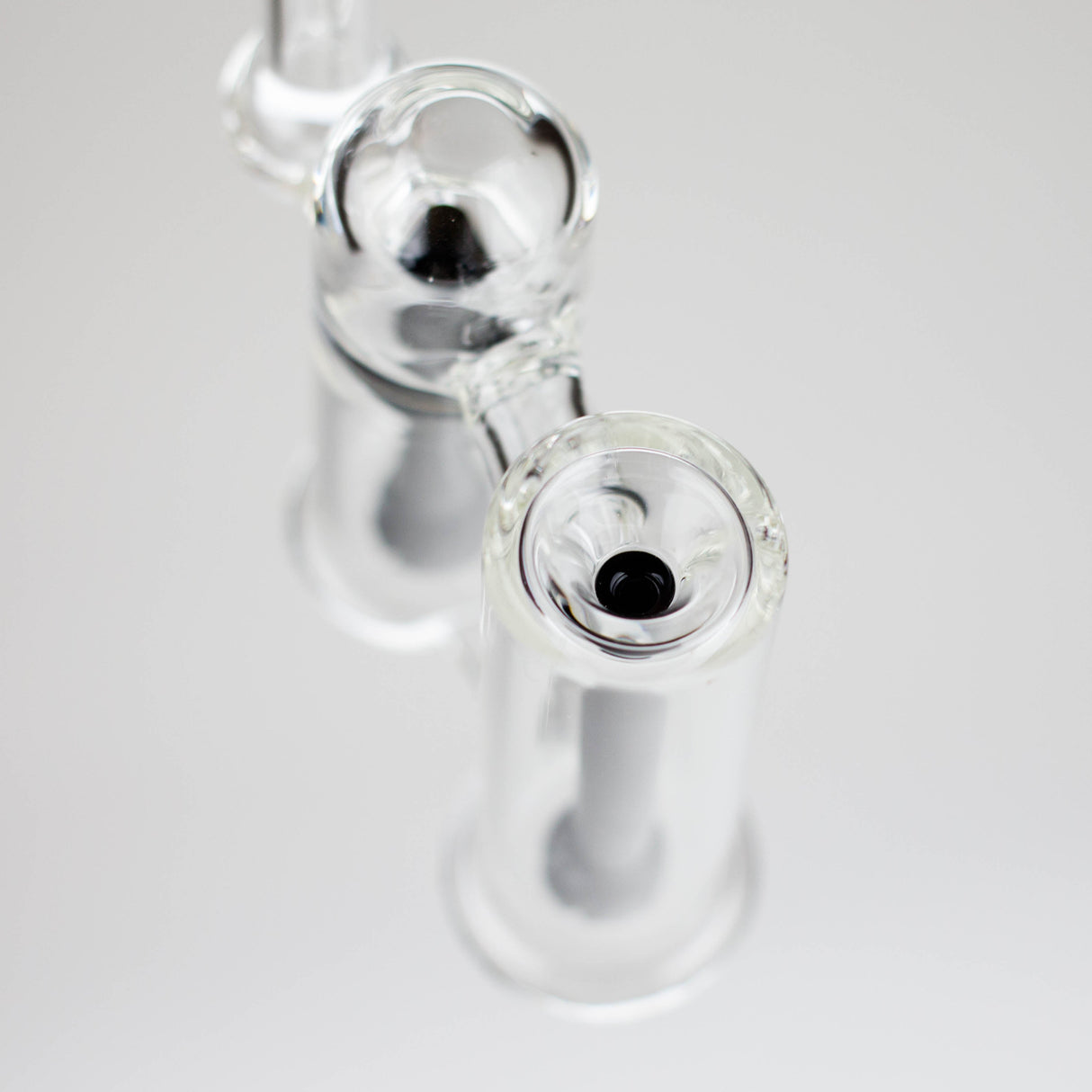 6" Clyde Dual Chamber Glass Bubbler