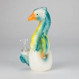 Canadian Distributor Ceramic Bong 8" Folky Bird Design Ceramic Bong – Artistic Handcrafted Style [ES088WP] 8" Folky Bird Design Ceramic Bong – Artistic Handcrafted Style [ES088WP]