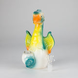 Canadian Distributor Ceramic Bong 8" Folky Bird Design Ceramic Bong – Artistic Handcrafted Style [ES088WP] 8" Folky Bird Design Ceramic Bong – Artistic Handcrafted Style [ES088WP]