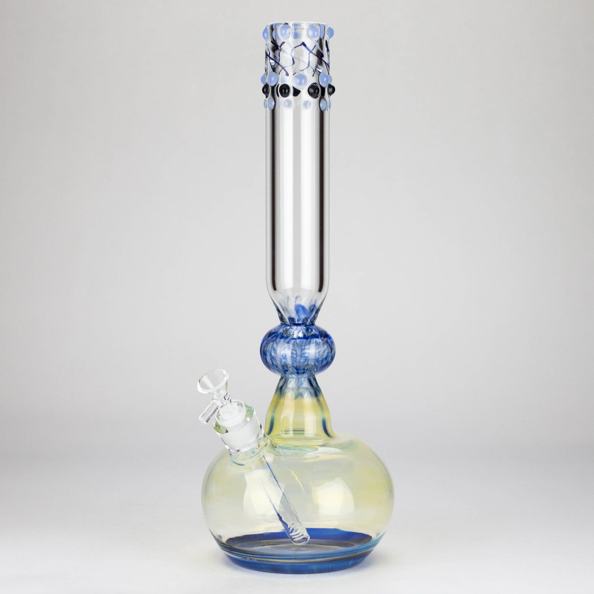 Canadian Distributor Glass Bong 16″ Inside Out Jade Blue Color Tube Glass Bong [C2698] 16″ Inside Out Jade Blue Color Tube Glass Bong [C2698]