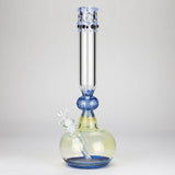 Canadian Distributor Glass Bong 16″ Inside Out Jade Blue Color Tube Glass Bong [C2698] 16″ Inside Out Jade Blue Color Tube Glass Bong [C2698]