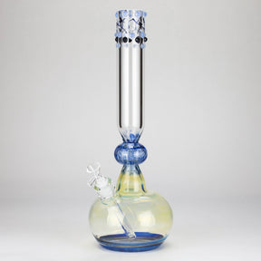 Canadian Distributor Glass Bong 16″ Inside Out Jade Blue Color Tube Glass Bong [C2698] 16″ Inside Out Jade Blue Color Tube Glass Bong [C2698]