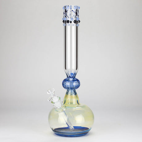 Canadian Distributor Glass Bong 16″ Inside Out Jade Blue Color Tube Glass Bong [C2698] 16″ Inside Out Jade Blue Color Tube Glass Bong [C2698]