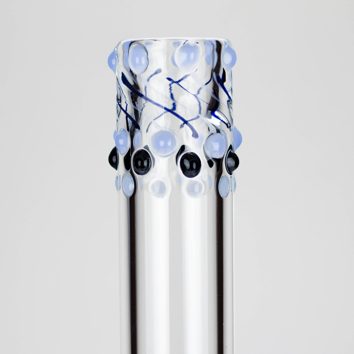 Canadian Distributor Glass Bong 16″ Inside Out Jade Blue Color Tube Glass Bong [C2698] 16″ Inside Out Jade Blue Color Tube Glass Bong [C2698]