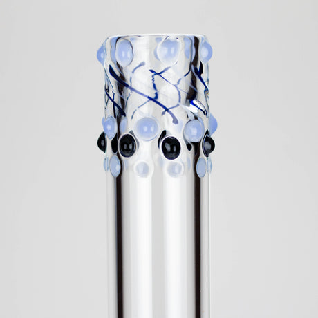 Canadian Distributor Glass Bong 16″ Inside Out Jade Blue Color Tube Glass Bong [C2698] 16″ Inside Out Jade Blue Color Tube Glass Bong [C2698]