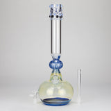 Canadian Distributor Glass Bong 16″ Inside Out Jade Blue Color Tube Glass Bong [C2698] 16″ Inside Out Jade Blue Color Tube Glass Bong [C2698]