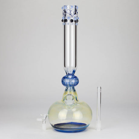 Canadian Distributor Glass Bong 16″ Inside Out Jade Blue Color Tube Glass Bong [C2698] 16″ Inside Out Jade Blue Color Tube Glass Bong [C2698]