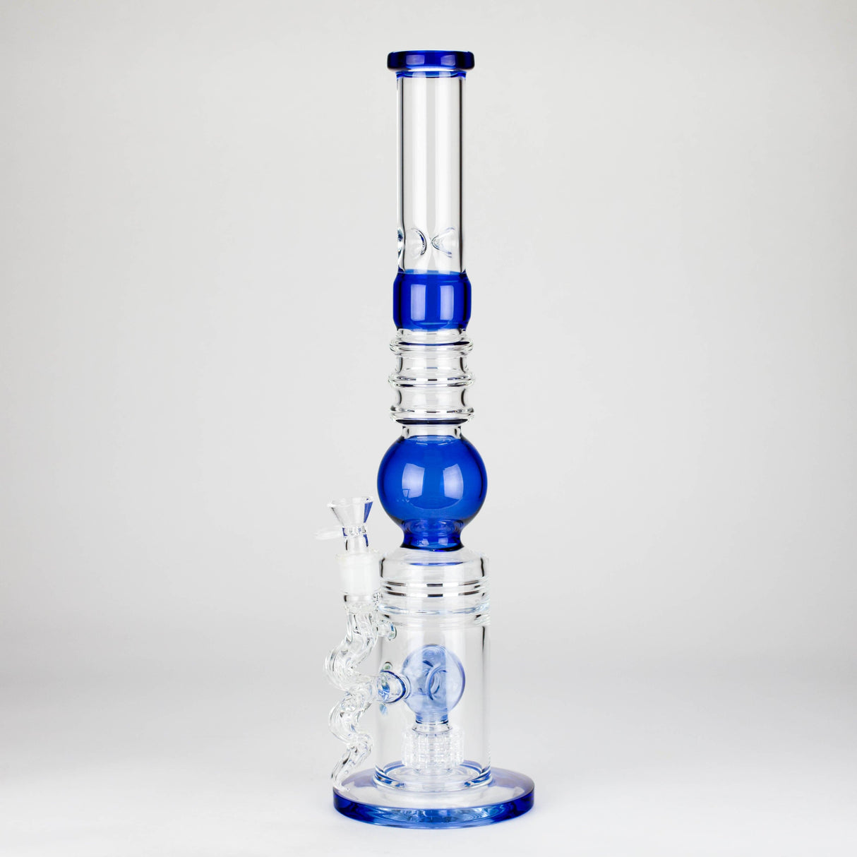 Canadian Distributor Glass Bong 18.5″ Shower Head Perc Glass Water Bong [C2699] 18.5″ Shower Head Perc Glass Water Bong [C2699]