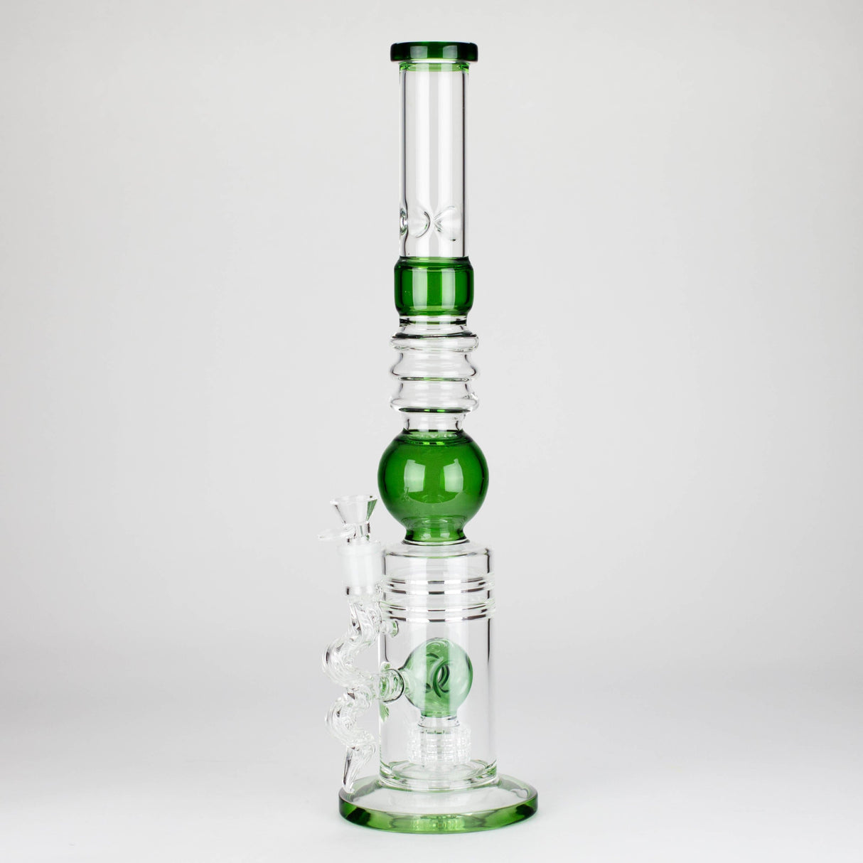 Canadian Distributor Glass Bong 18.5″ Shower Head Perc Glass Water Bong [C2699] 18.5″ Shower Head Perc Glass Water Bong [C2699]